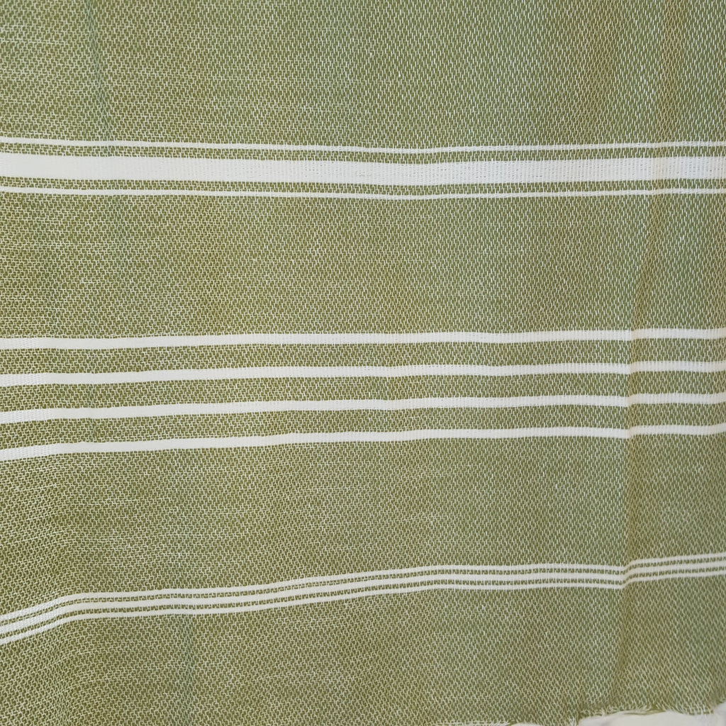 Close up of Sultan Hand Towel in Light Green