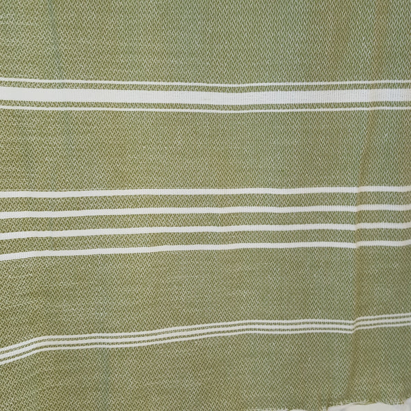 Close up of Sultan Hand Towel in Light Green