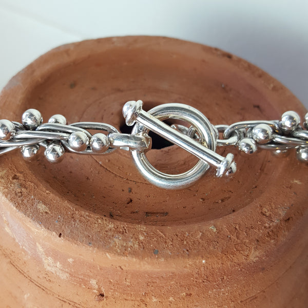 Clasp detail on Spratling Necklace