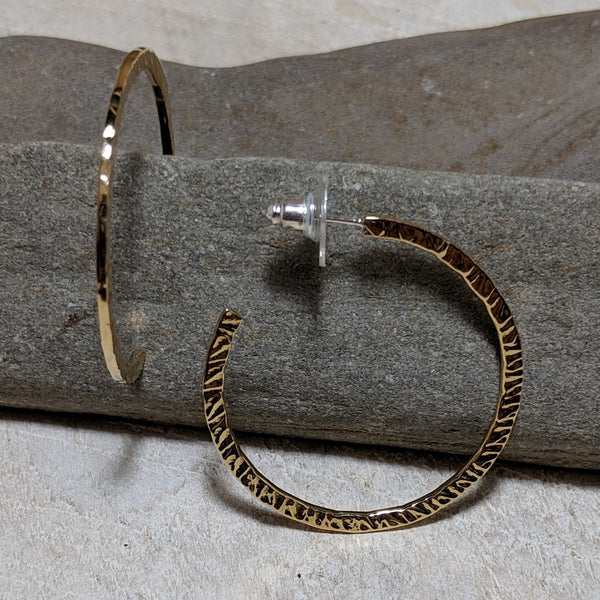 front and side view of naveen hoops