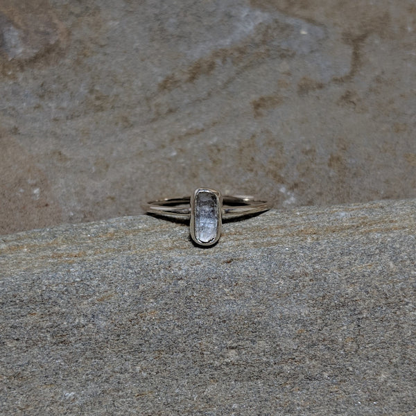 Jackie Stone Stacker ring with quartz in sterling silver
