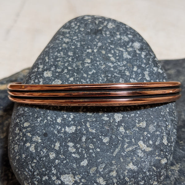 front of copper lines cuff